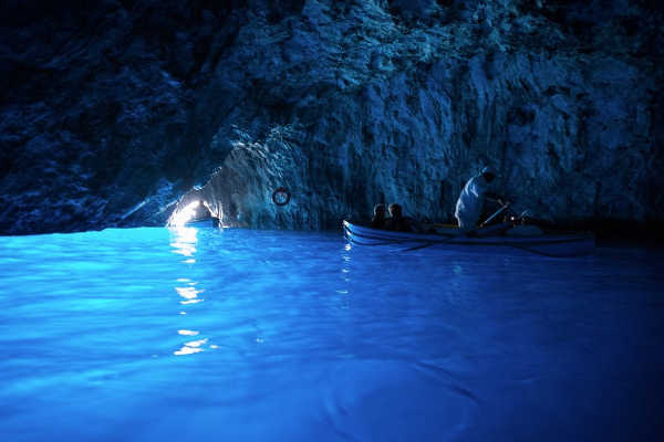 Inside Blue Grotto