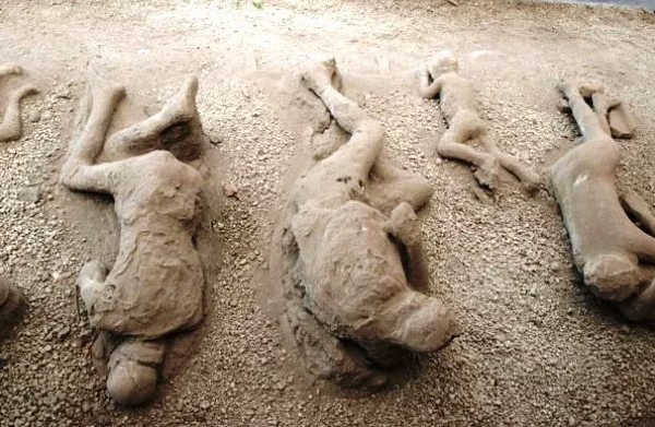 What did the people of Pompeii look like?