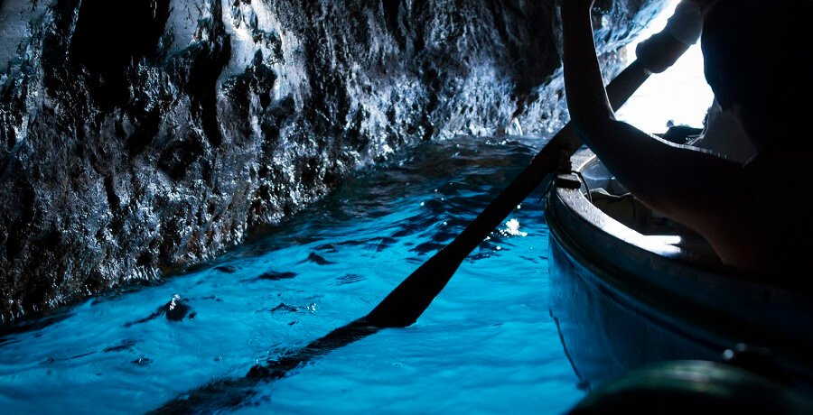 the blue grotto