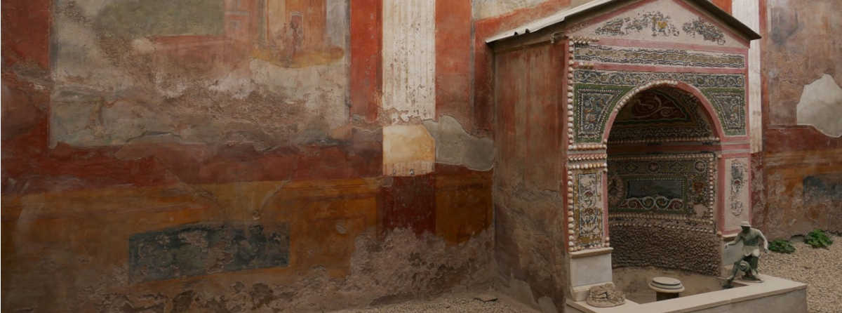 How did the people of Pompeii enjoy themselves?