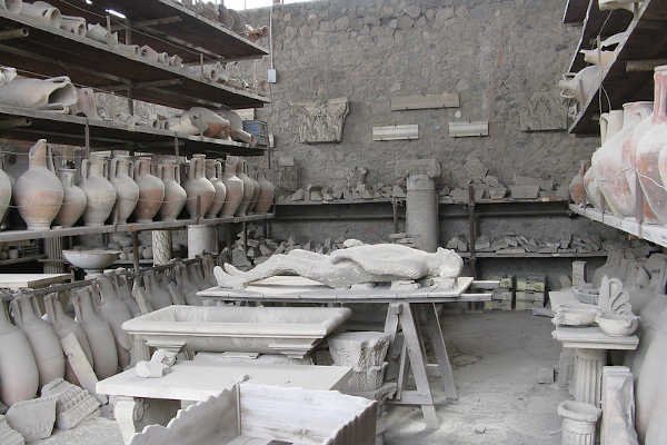 Casts at Pompeii